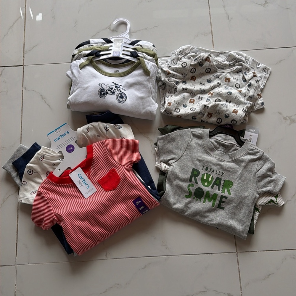 Bundle boys 24m onesies and pants